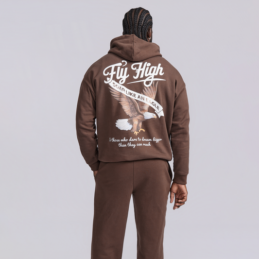 Monogram Graphic T-Shirt - Fly High Eagle Tracksuit pant