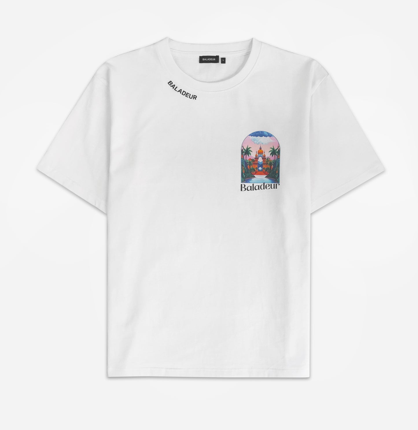 Baladeur Tropical Paradiso  White T-shirt