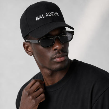 Baladeur Signature Black T‑Shirt – Minimalist Premium Essentials | Unisex Luxury Basics