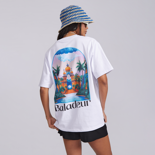 Baladeur Tropical Paradiso  White T-shirt