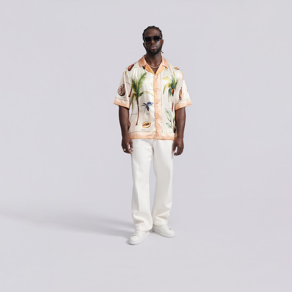 Baladeur Sunset Palm Silky Shirt – Tropical Elegance