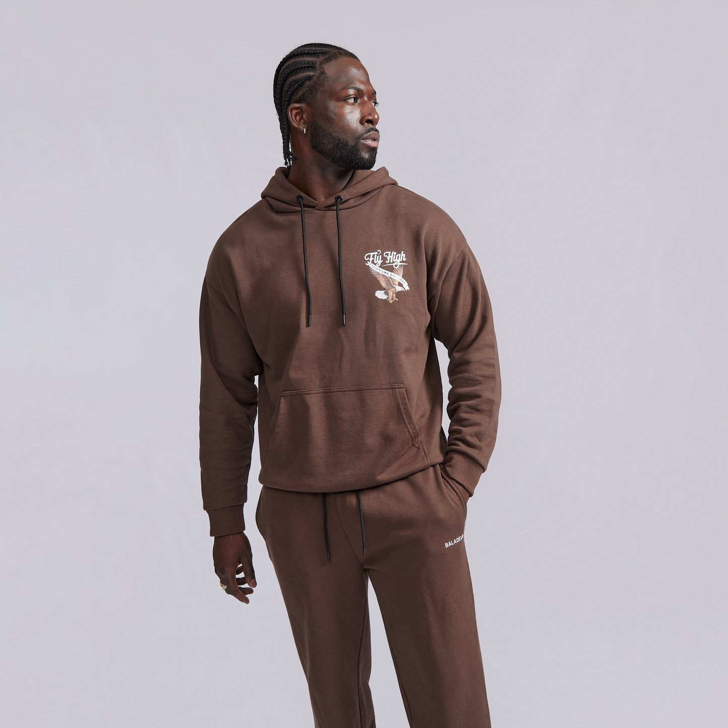Monogram Graphic T-Shirt - Fly High Eagle Tracksuit pant