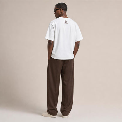 Baladeur Eagle Graphic T‑Shirt – White Vintage‑Inspired Statement Tee