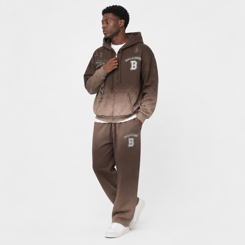 Baladeur Horse Keep Going Collection – Brown Gradient Hoodie