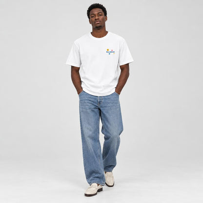 Baladeur La Dolce Vita T‑Shirt – White Minimalist Italian‑Inspired Tee